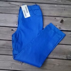 METRO STYLE LINED 100% LEATHER PANTS